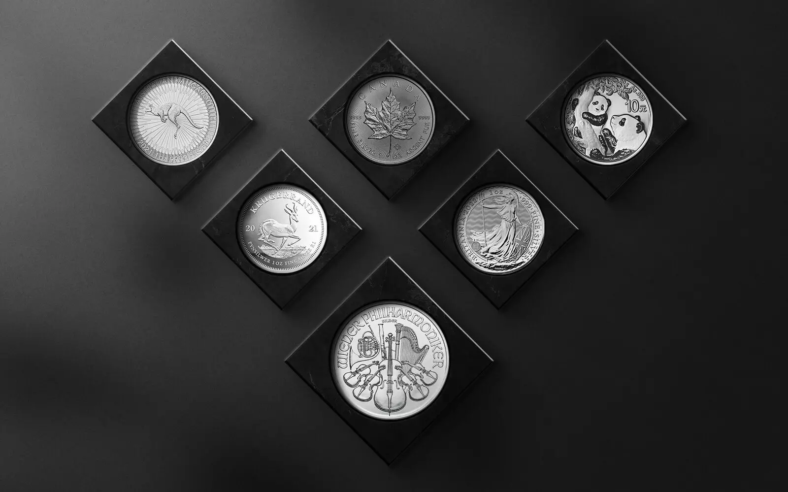 srebrne monety 